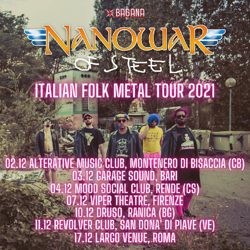 NANOWAR OF STEEL: nuova data a dicembre con il nuovo album