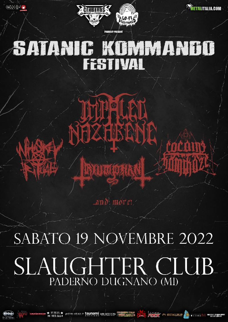 SATANIC KOMMANDO: si sposta a novembre il festival con IMPALED NAZARENE e altri a Milano