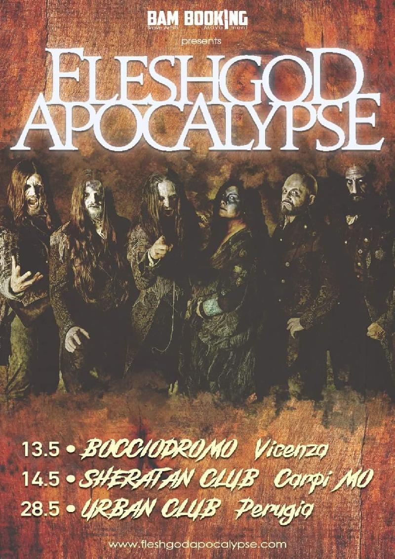 FLESHGOD APOCALYPSE: tornano a calcare i palchi italiani con tre date esclusive