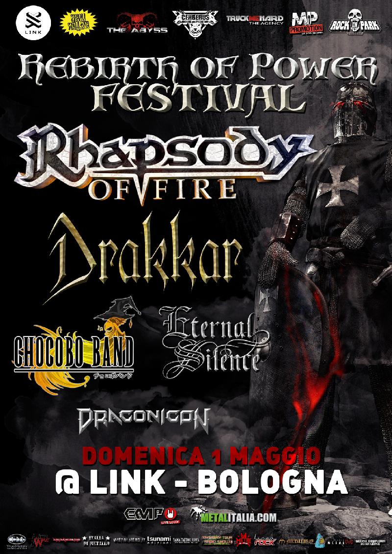 REBIRTH OF POWER FESTIVAL: bill completo, dettagli e orari