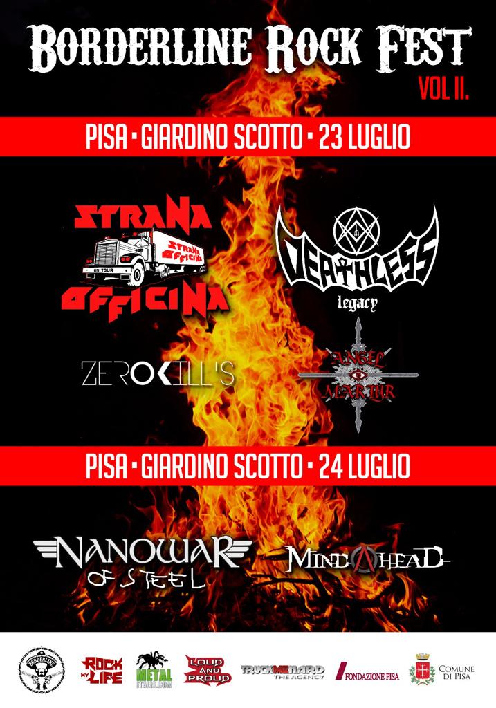 BORDERLINE ROCK FEST Vol. 2: tutti i dettagli del festival
