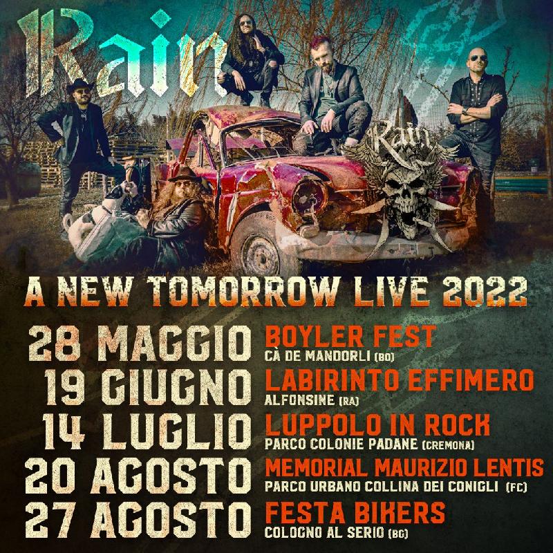 RAIN: le prossime date dal vivo