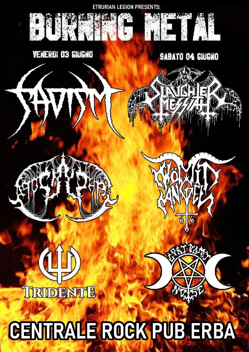 BURNING METAL: 2 giorni di metal al Centrale Rock Pub