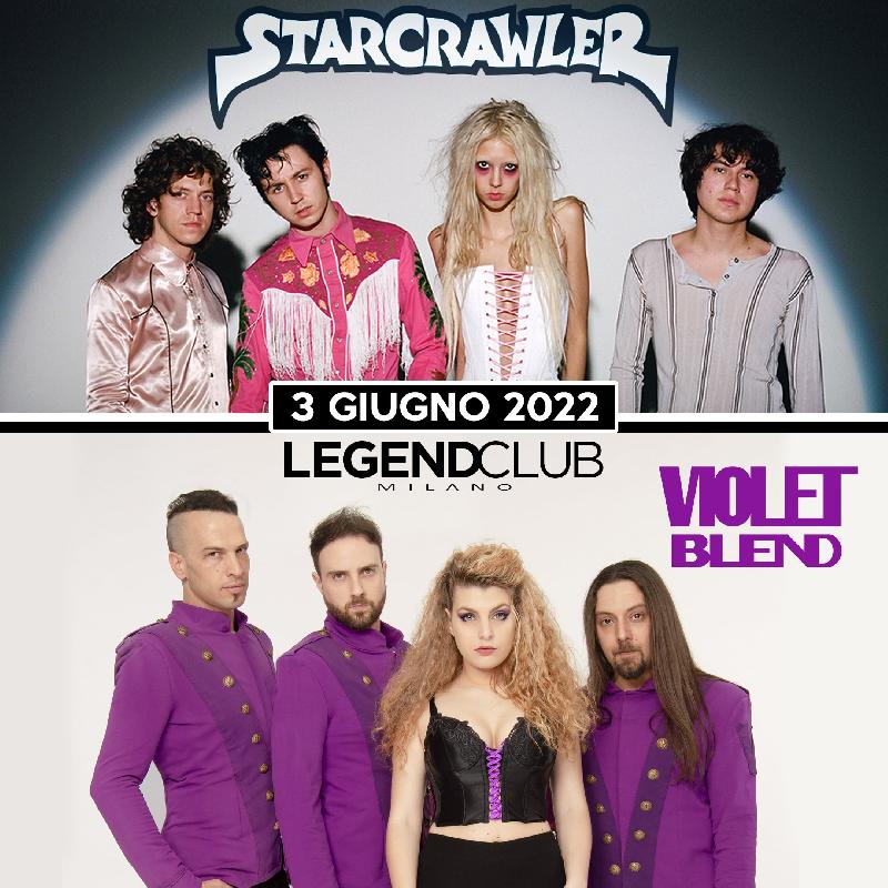VIOLET BLEND: insieme a STARCRAWLER al Legend Club di Milano