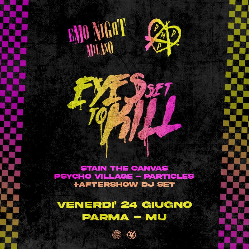 STAIN THE CANVAS: annunciato show a Parma con Eyes Set To Kill