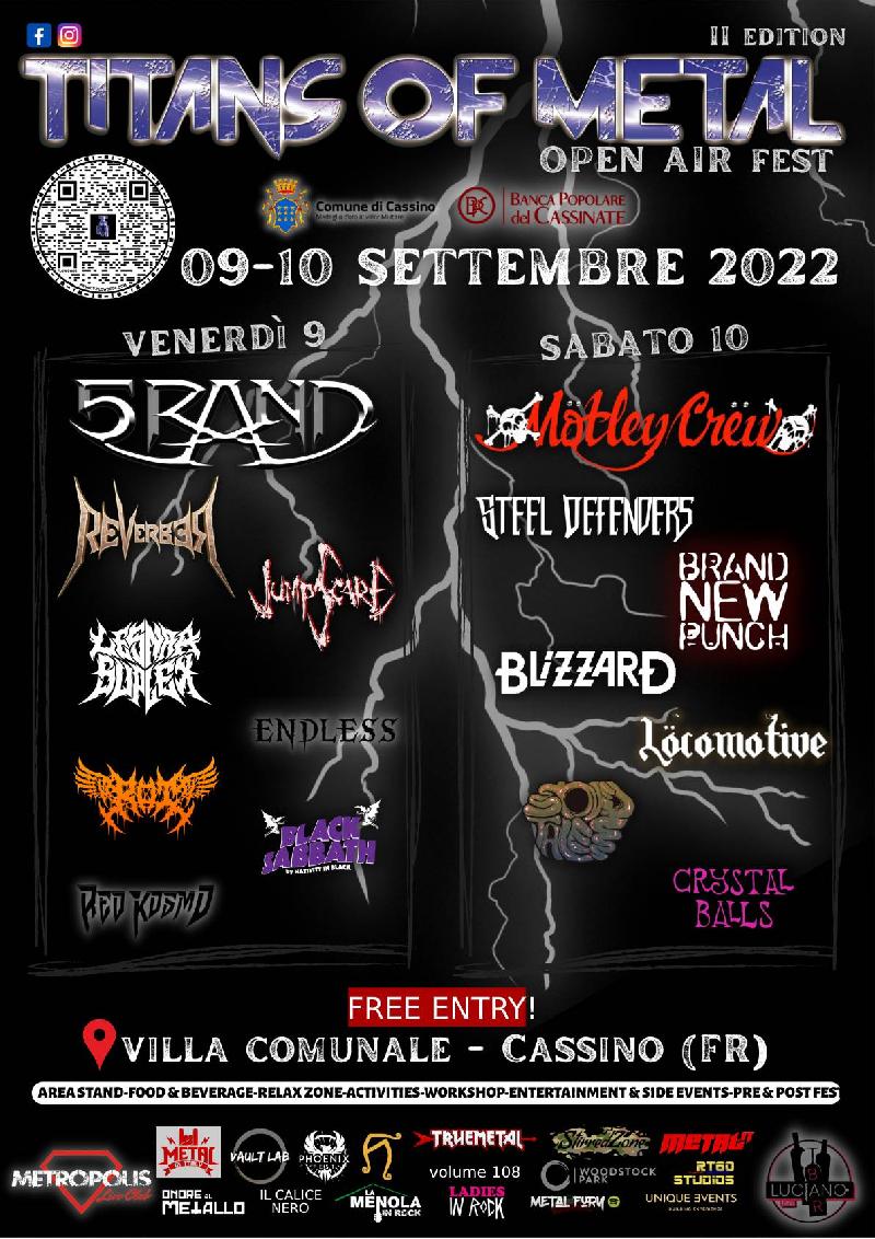 TITANS OF METAL 2022: annunciata la line up e running order del festival