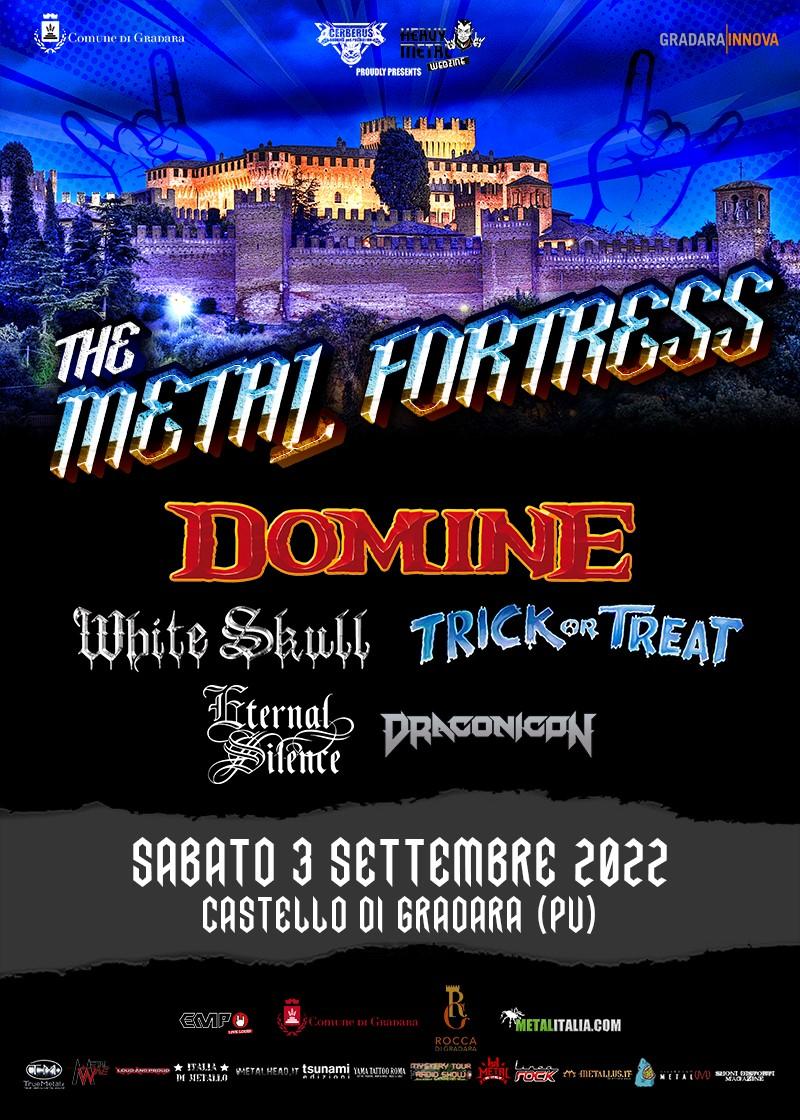 METAL FORTRESS: i dettagli dell’evento al Castello di Gradara con DOMINE, WHITE SKULL e altri