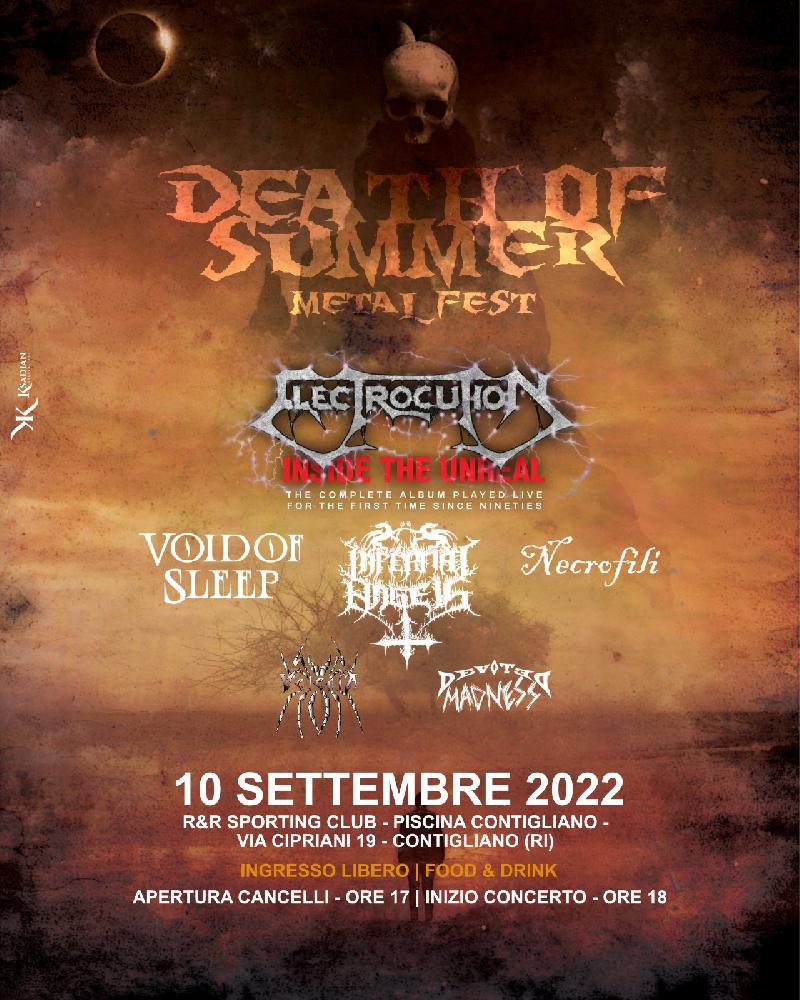 DEATH OF SUMMER METAL FEST: tutto pronto per la seconda edizione