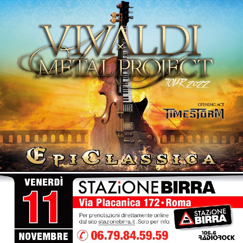 VIVALDI METAL PROJECT: anticipazioni sul live di Roma