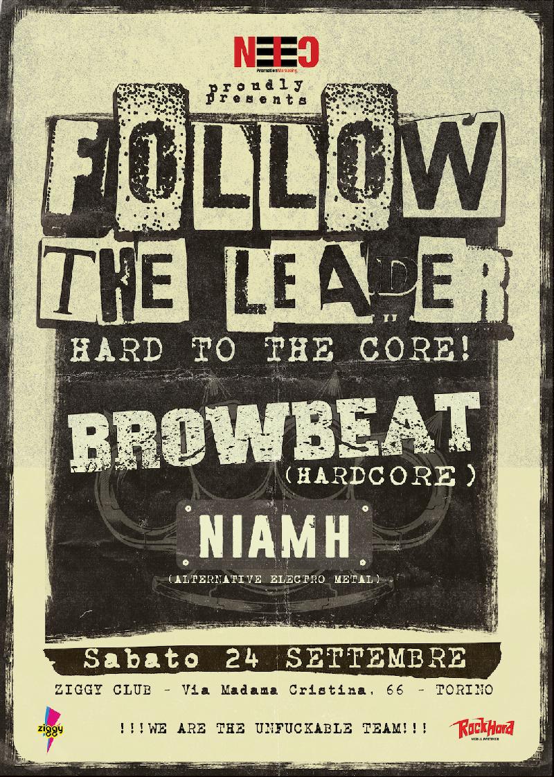 BROWBEAT: in concerto a Torino con NIAMH e NABLA DOT sabato 24 settembre