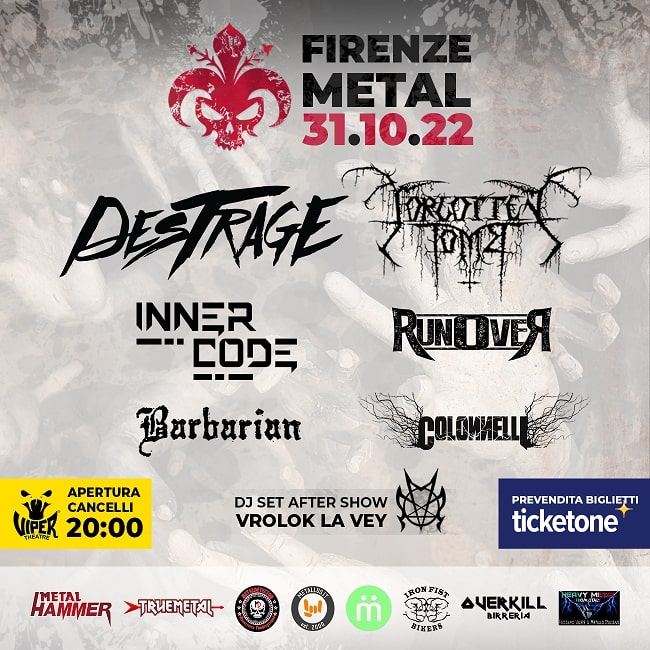 FIRENZE METAL FEST: il 31 Ottobre la Seconda Edizione
