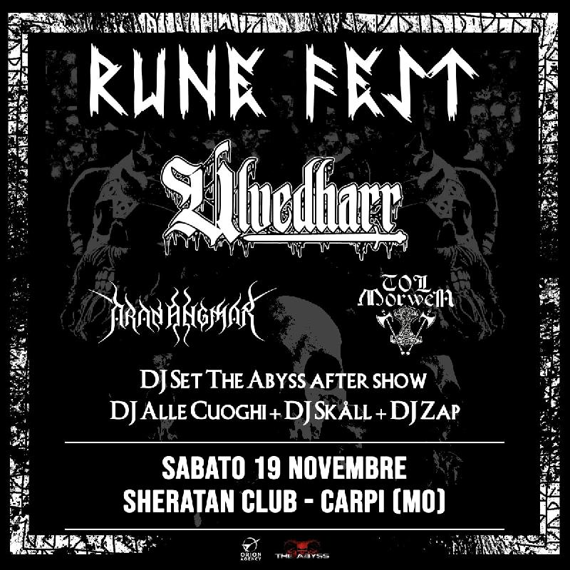 RUNE FEST: sabato 19 novembre il Festival allo Sheratan Club