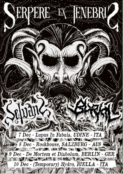 SELVANS: mini-tour invernale per l'acclamato compositore black metal/folk horror italiano