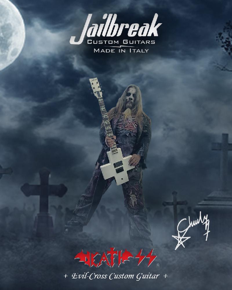 DEATH SS: Jailbreak Guitars lancia la ''Evil Cross Guitar''