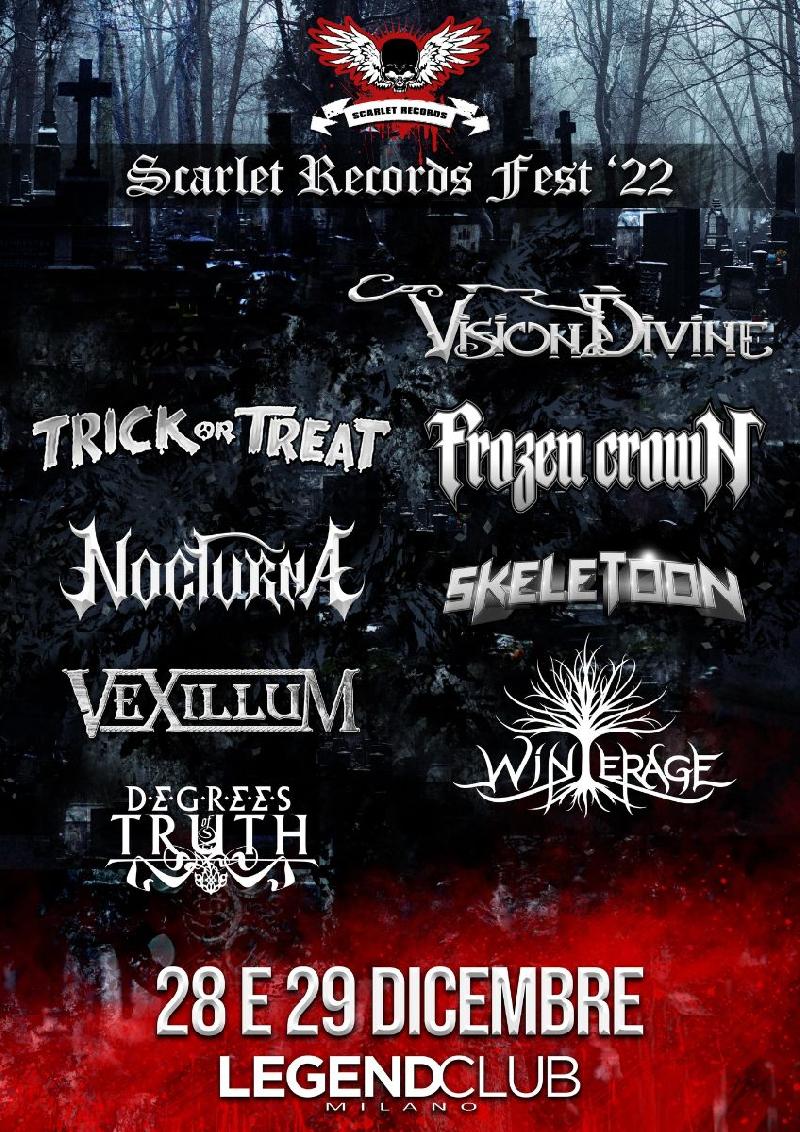 SCARLET RECORDS FEST 2022: i dettagli delle due serate