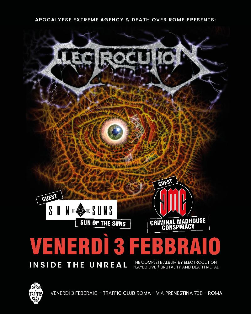 ELECTROCUTION: data a Roma con tutto ''Inside The Unreal''