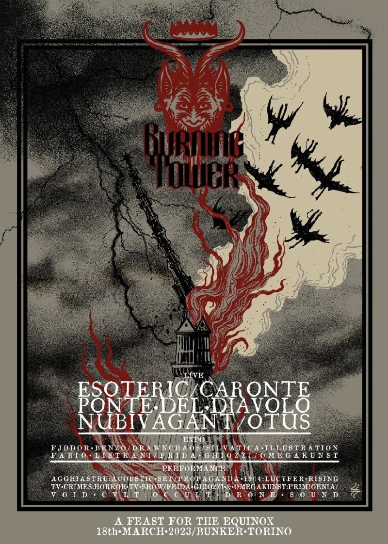 BURNING TOWER FEAST: i dettagli dell'evento torinese con ESOTERIC, CARONTE e altri