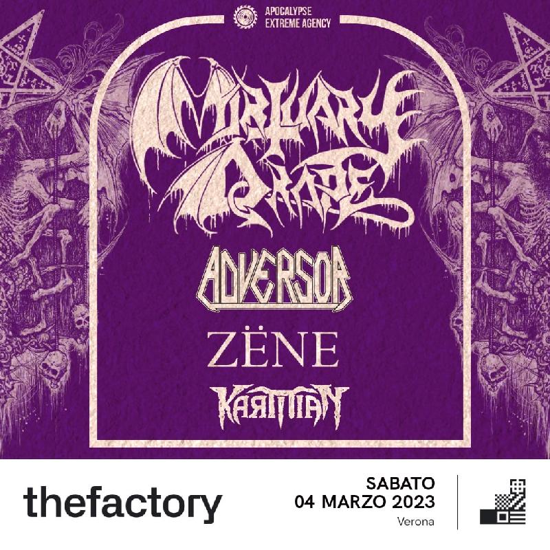 MORTUARY DRAPE: in concerto a Verona con ADVERSOR e altri
