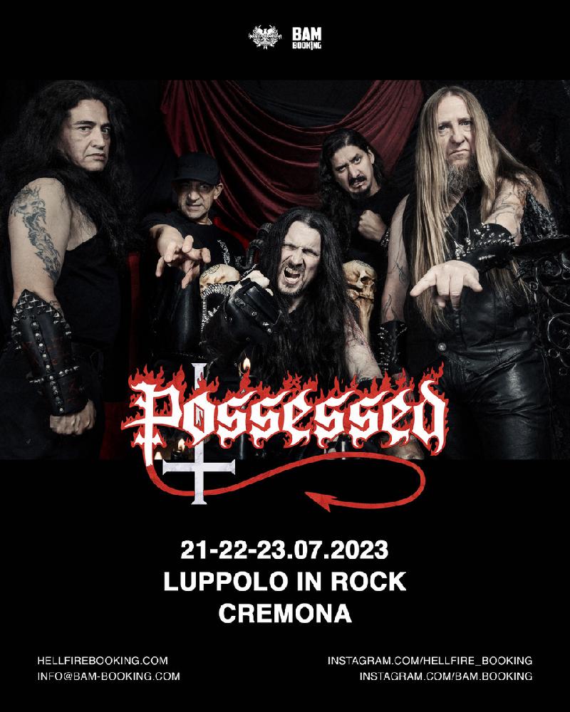 LUPPOLO IN ROCK 2023: confermati i POSSESSED