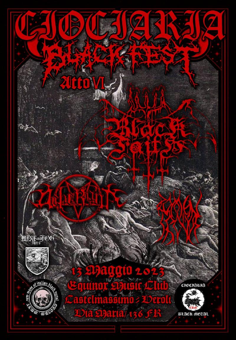 CIOCIARIA BLACK FEST ATTO VI: i dettagli della serata