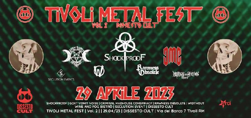 TIVOLI METAL FEST Vol.2: i dettagli della serata al Dissesto Cult