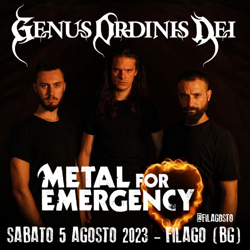 METAL FOR EMERGENCY 2023: dentro i GENUS ORDINIS DEI