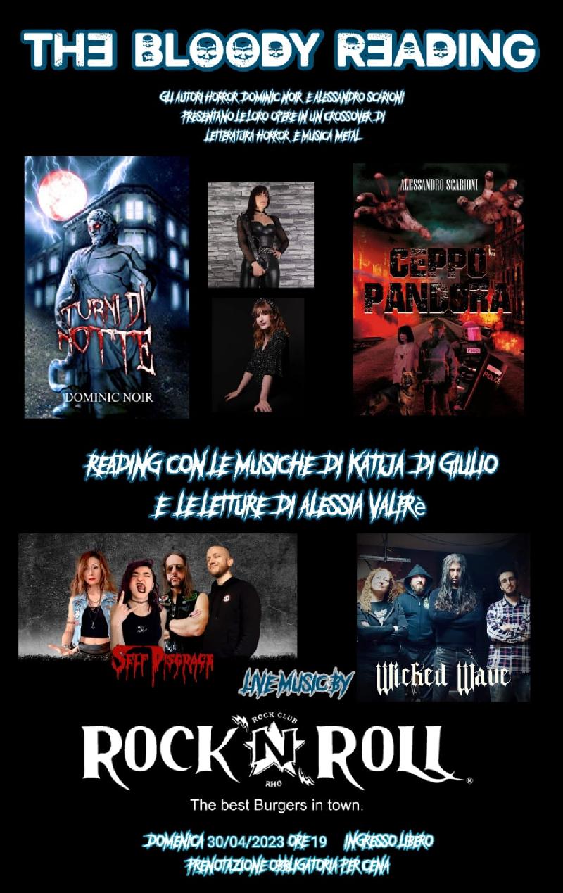 THE BLOODY READING: serata tra letteratura horror e musica metal con SELF DISGRACE e WICKED WAVE