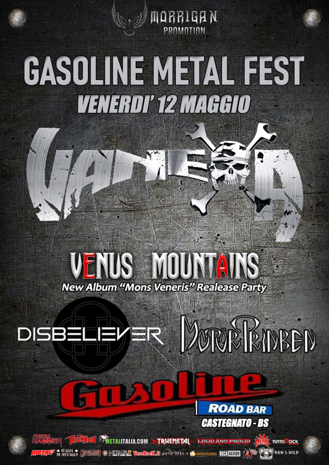GASOLINE METAL FEST: i dettagli dell'evento