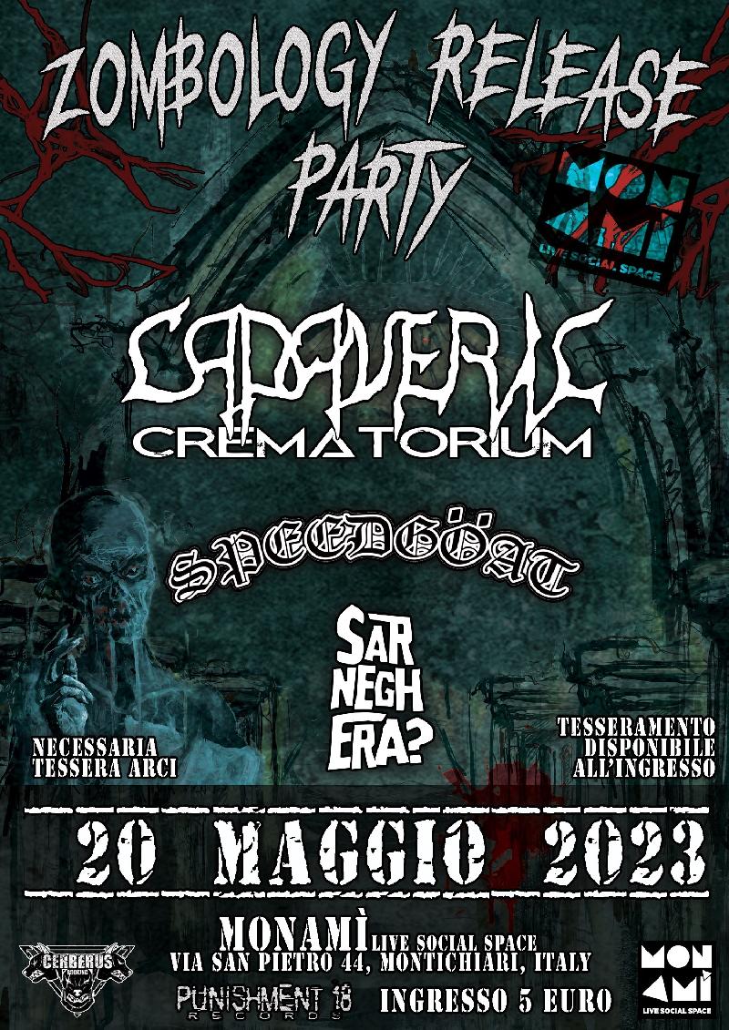 CADAVERIC CREMATORIUM: il release party al Monamì di Montichiari