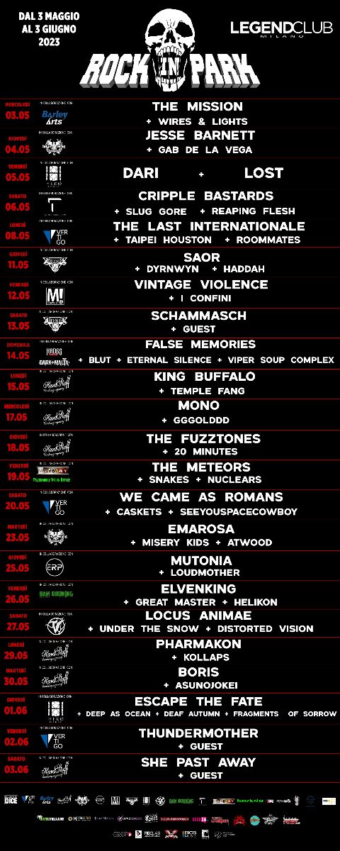 ROCK IN PARK: i dettagli della XXIV edizione