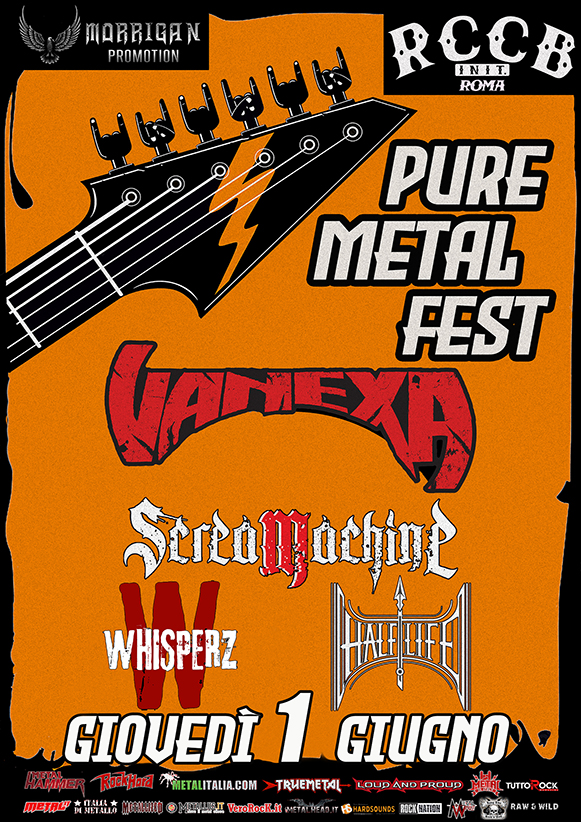 PURE METAL FEST: il festival heavy metal romano con i VANEXA headliners
