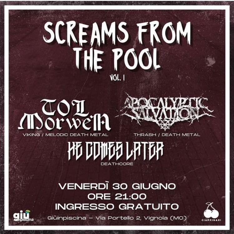 SCREAMS FROM THE POOL: festival metal in provincia di Modena