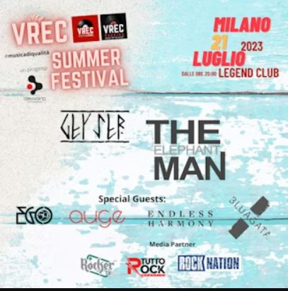 VREC SUMMER FESTIVAL: i dettagli della data al Legend Club Milano