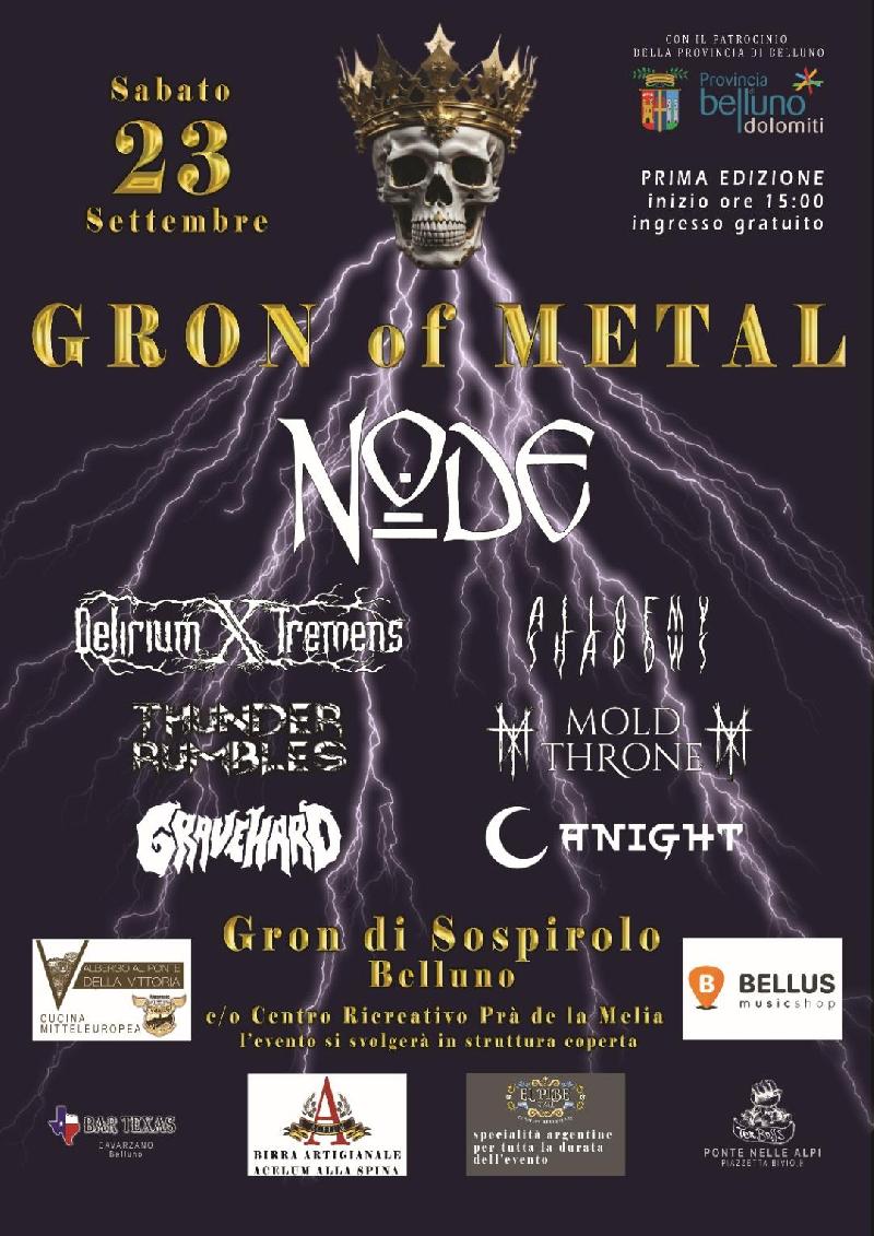 GRON OF METAL: i dettagli del nuovo Festival bellunese