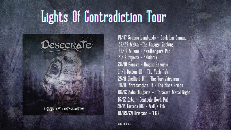 DESESCRATE: i dettagli del ''Lights Of Contradiction Tour''