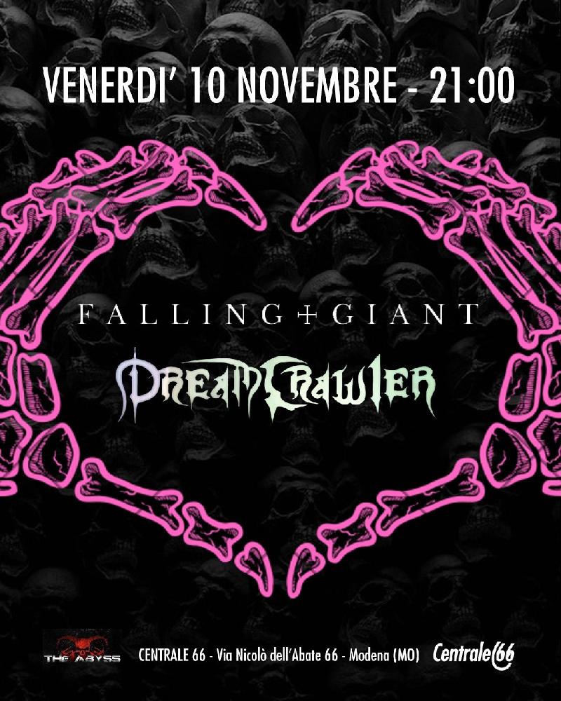 FALLING GIANT e DREAMCRAWER: data al Centrale 66 di Modena