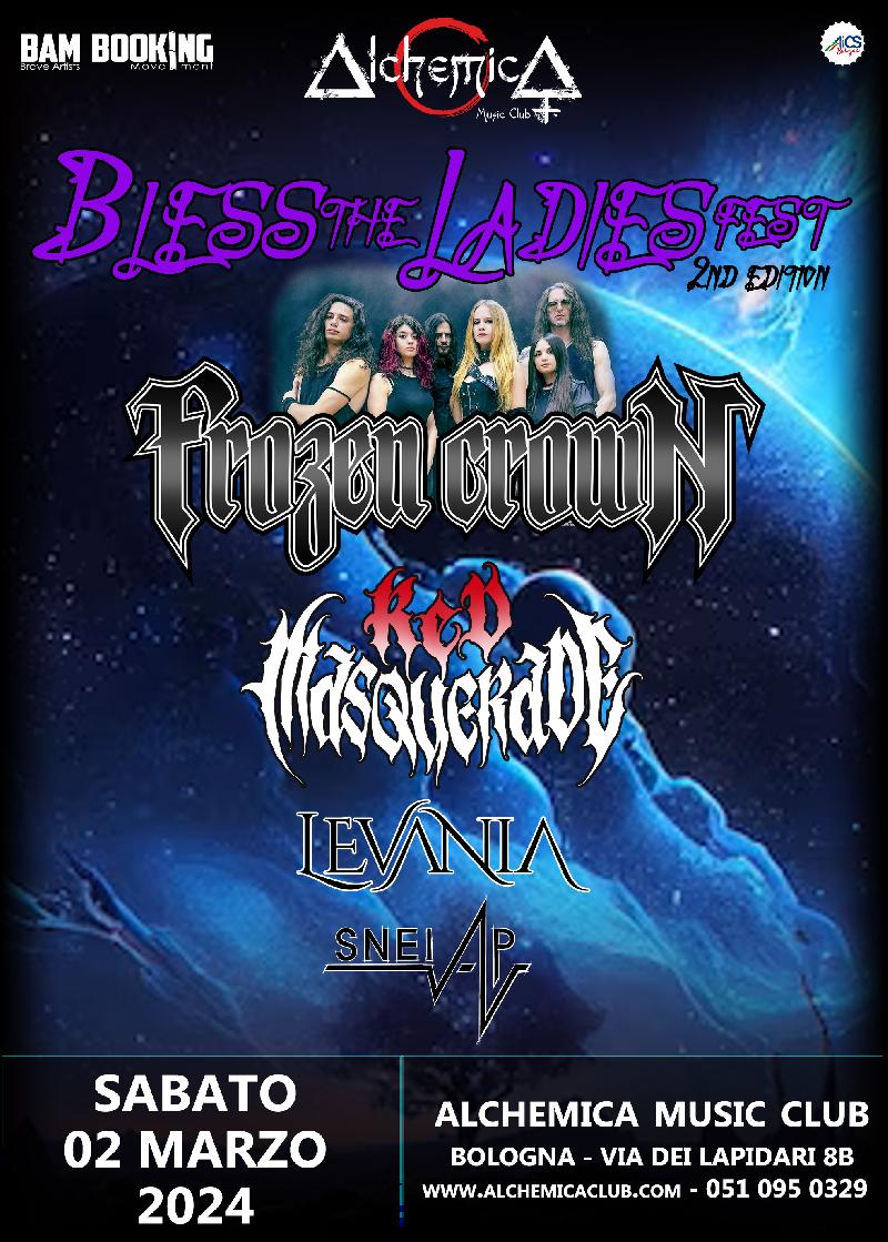 FROZEN CROWN: headliner alla seconda edizione del ''Bless the Ladies Fest''