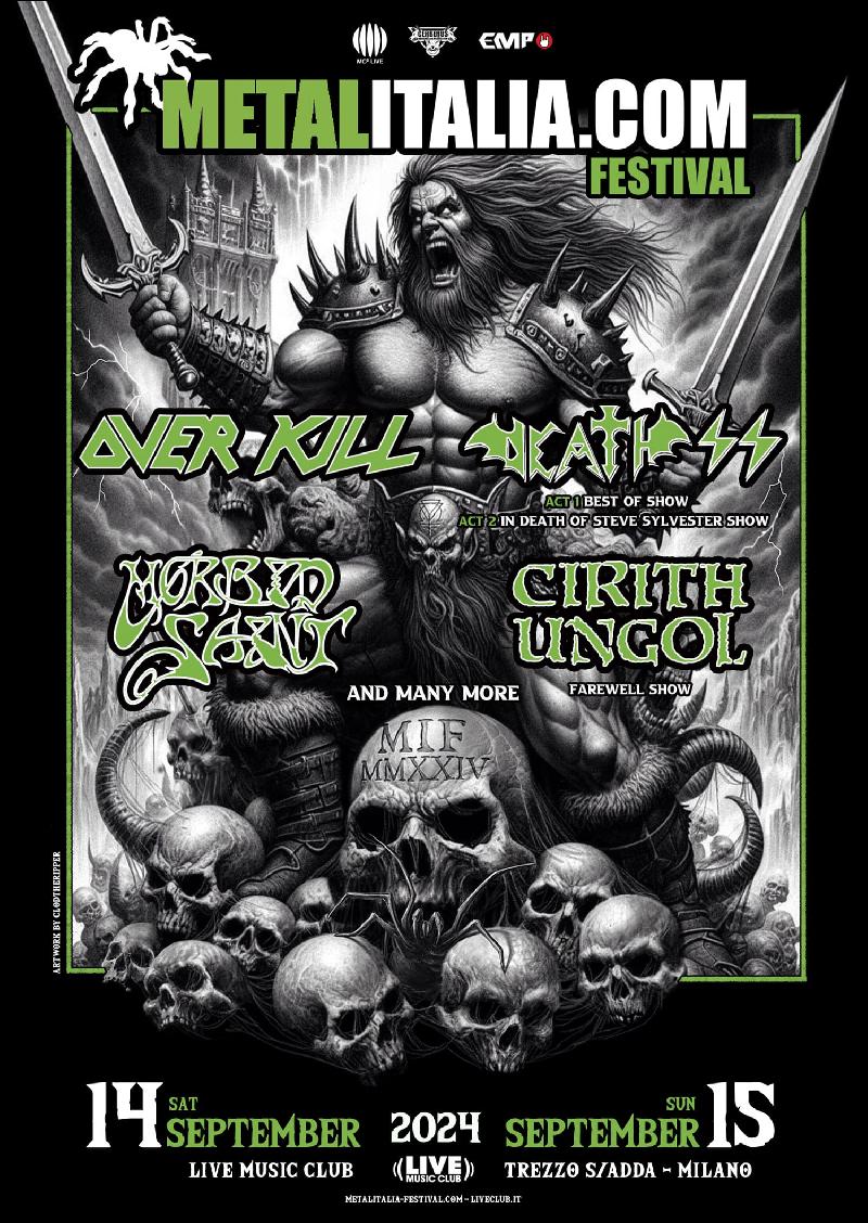 METALITALIA FESTIVAL 2024: OVERKILL, DEATH SS, CIRITH UNGOL e MORBID SAINT