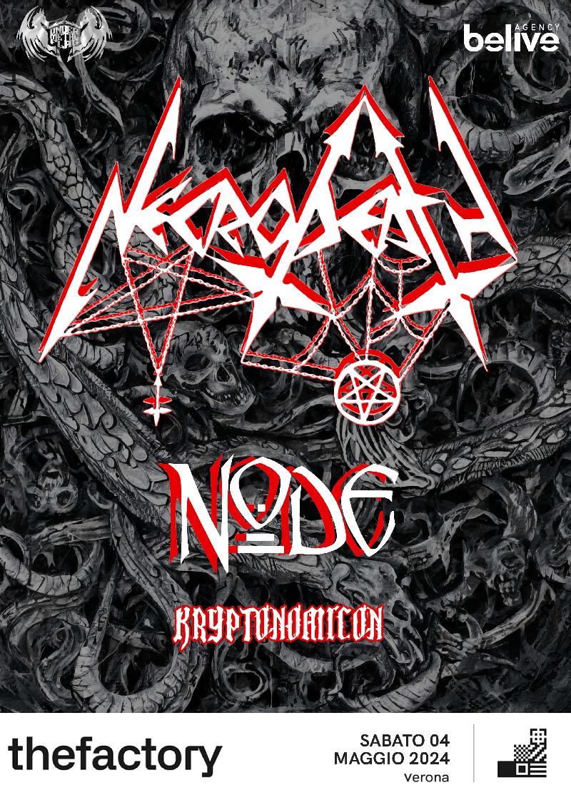 NECRODEATH: i dettagli della data al The Factory