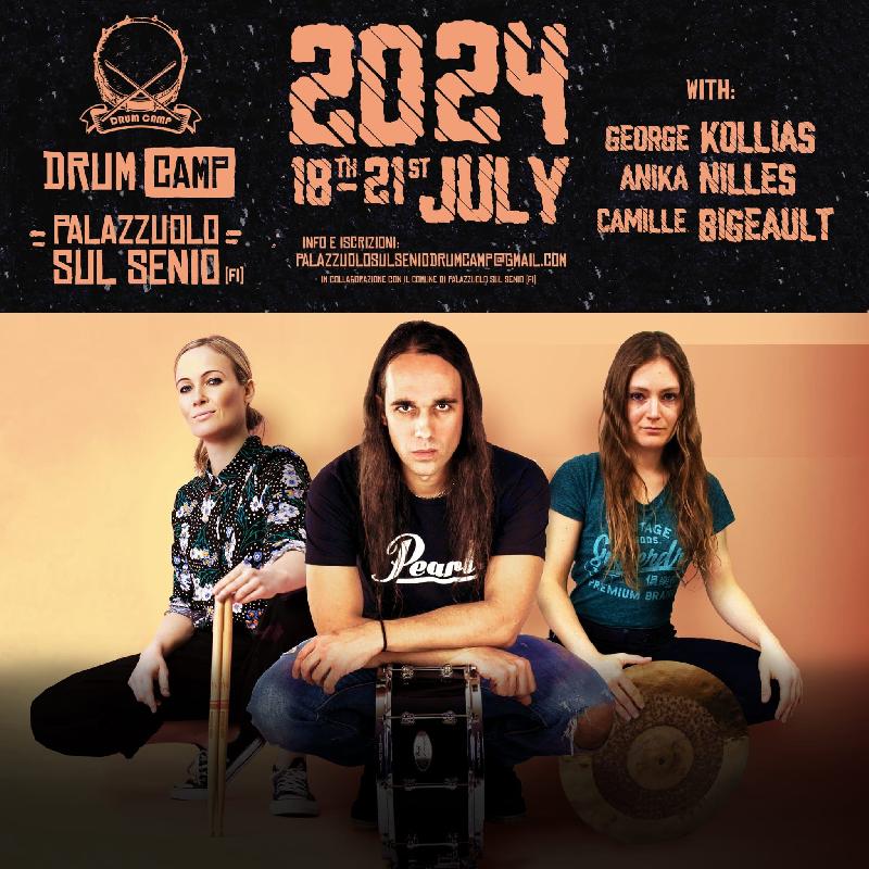 DRUM CAMP: Palazzuolo Sul Senio (Fi) dal 18 al 21 luglio 2024