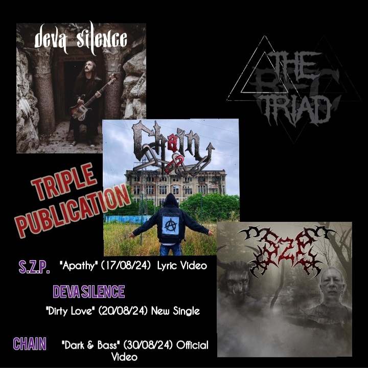 S.Z.P., DEVA SILENCE e CHAIN: tre nuovi singoli targati The Triad Rec