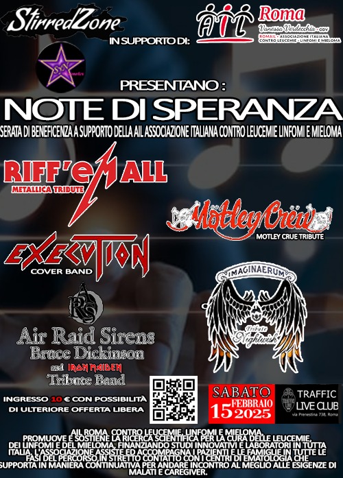NOTE DI SPERANZA: concerto di beneficenza a supporto di AIL