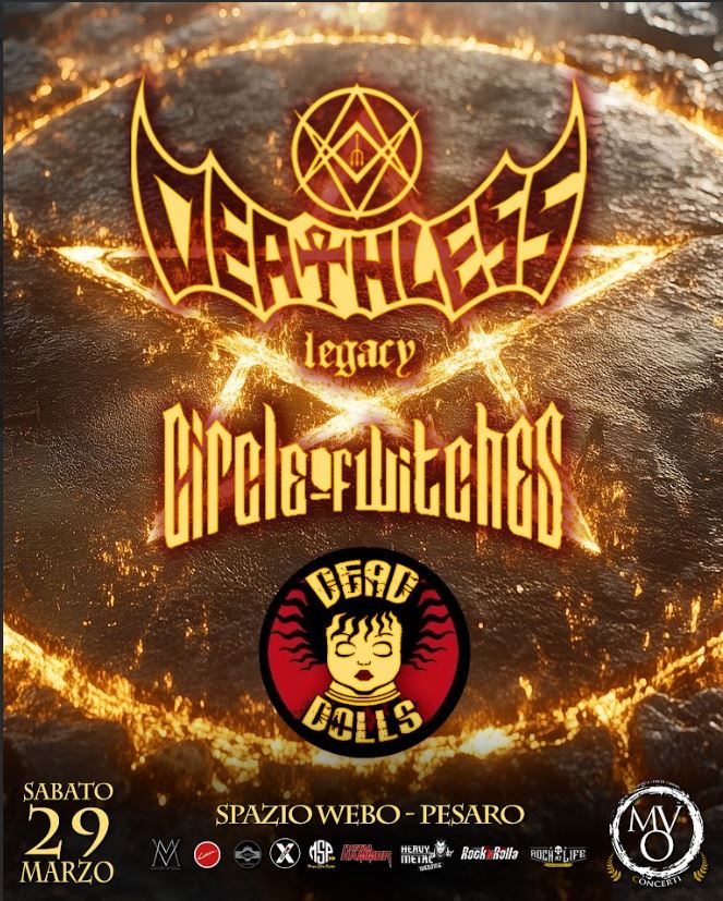 DEATHLESS LEGACY: i dettagli del concerto a Pesaro