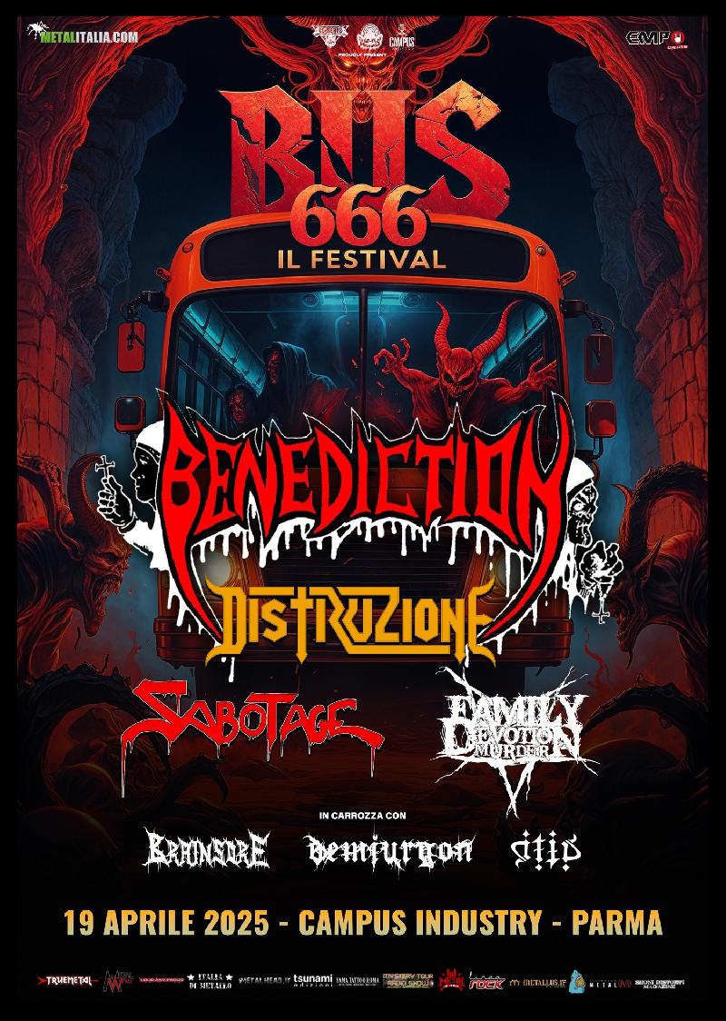 BUS 666: Dave Ingram dei BENEDICTION invita i fan