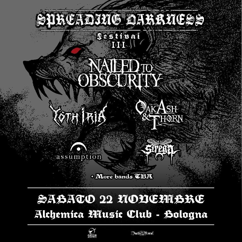 SPREADING DARKNESS FESTIVAL: annunciata la terza edizione a Bologna
