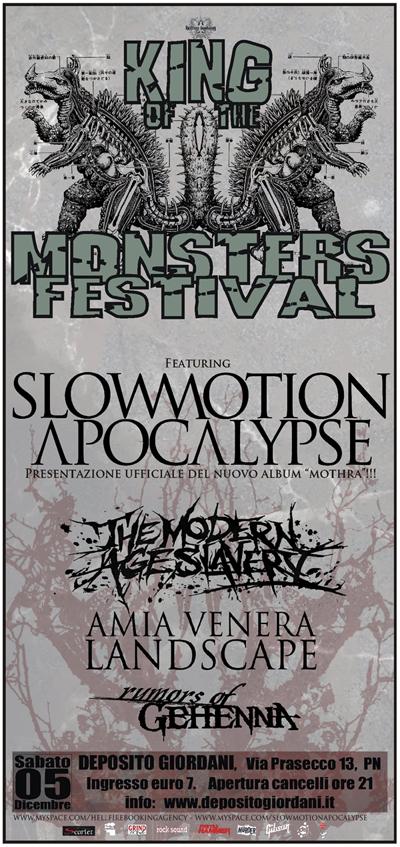 KING OF THE MONSTERS FESTIVAL: i dettagli