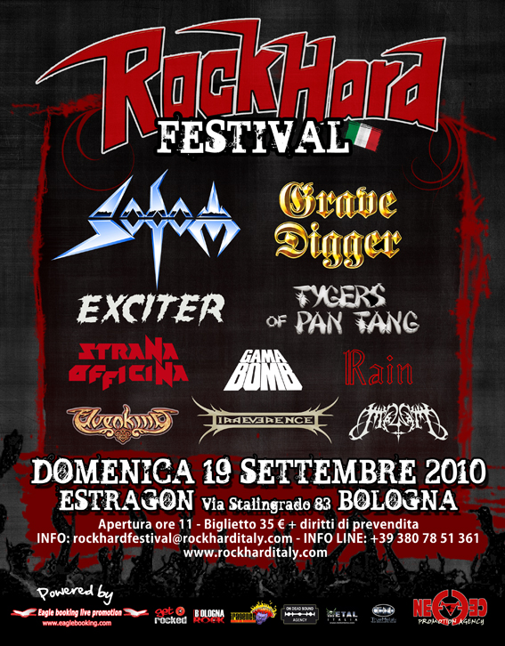 ROCK HARD FESTIVAL ITALIA: apertura prevendite e concorsi