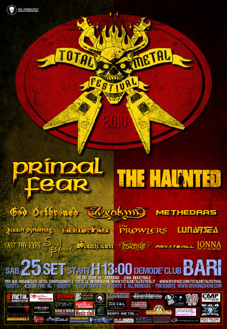 TOTAL METAL FESTIVAL 2010: tutti i dettagli