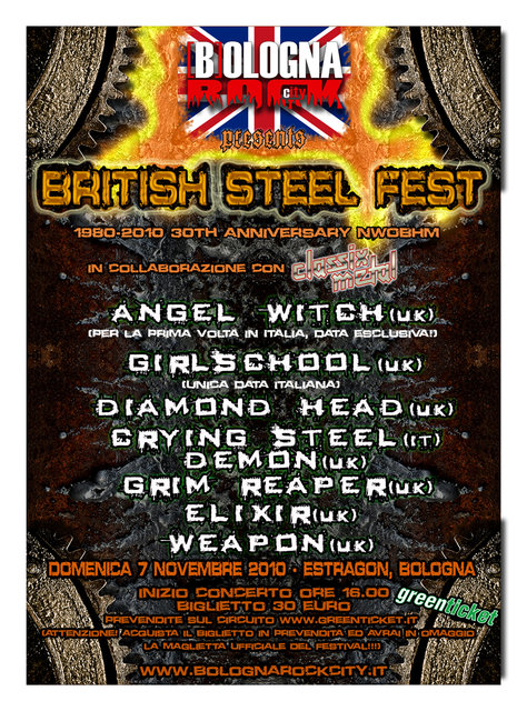BRITISH STEEL FEST NEWS: i dettagli del festival
