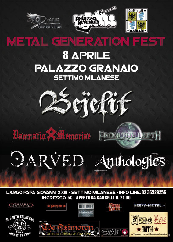 METAL GENERATION FEST: il programma della prima edizione